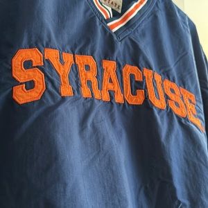 Vintage Syracuse University pullover windbreaker jacket  by genuine stuff